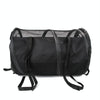 Foldable Pet Car Carrier Bag, Small (Black) - Durable & Breathable