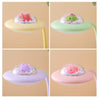 MU65 4W Cute Pet Space Flying Saucer Table Lamp Student Dormitory Learning USB Eye Protection Reading Atmosphere Lamp(Yellow)