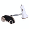 GT86 Dual USB Charger Car Bluetooth FM Transmitter Kit, Support LCD Display / TF Card Music Play / Hands-free(Gold)