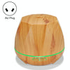 Diamond Wood Grain Remote Control Ultrasonic Humidifier Aromatherapy Machine Automatic Alcohol Sprayer with LED Lights, Capacity: 400mL, AU Plug (Light Wood Color)