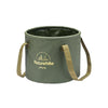 Naturehike NH20SJ040 10L PVC Outdoor Camping Foldable Water Storage Bucket (Army Green)