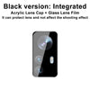 imak Integrated Rear Camera Lens Tempered Glass Film with Lens Cap Black Version For Xiaomi 12 Pro