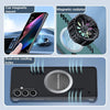 For Samsung Galaxy S25 5G All-inclusive Lens Frameless Graphene Cooling Phone Case(Navy Blue)