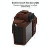 For Sony A7 III / ILCE-7M3 / A7R III Soft Silicone Protective Case(Coffee)