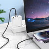 hoco U129 Spirit 1.2m PD27W USB-C / Type-C to 8 Pin Transparent Charging Data Cable(Black)