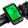 WEST BIKING 5 Languages Bicycle Waterproof Backlight Multifunction Wireless Odometer Speedometer(Black)