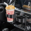 Multifunctional Car Air Conditioner Outlet Cup Holder Ashtray(Black)