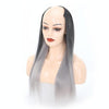 Wig Half Headgear Long Straight Hair U-Shaped Wig Headgear, Colour: 2.US-1BT0906 #