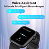 QX7 1.85 inch TFT Screen Smart Watch, Support Bluetooth Call / Hearth Monitoring / 100+ Sports Modes(Blue Black)