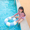 Thickened Children Swimming Ring Inflatable Underarm Ring 50cm(Striped Blue)