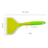 Silicone Nonstick Spatula Wide Mouth Steak Pizza Spatula Kitchen Tool(Pink + Green)