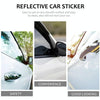 2pcs English Limited Edition Car Decorative Stickers(Black)