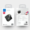 ROCK RWC-0440 18W QC4.0 / QC3.0 / FCP Dual USB + PPS / PD3.0 / PD2.0 / FCP Dual USB-C / Type-C Interface Travel Charger with Foldable Plug, Chinese Plug(Black)