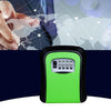 Wall Mounted Key Safe Box - 4 Digit Combination Lock - Blue