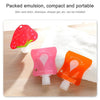 2 PCS Portable Silicone Lotion Bottle Hand Sanitizer Bottle Travel Soft Pack Shampoo Shower Gel Bottle(Water droplet yellow)