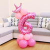 Number Foil Balloon Happy Birthday Decoration(Pink)