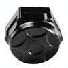 Motorcycle Light Bee Uplink Screws Uplink Modification Screws Decorative Cover(Black)