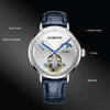 OCHSTIN 6121B Masterpiece Tourbillon Mechanical Men Watch(Silver-Blue)