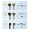 TOTU CB-6-L 15W USB to 8 Pin Silicone Data Cable, Length: 1m(Green)