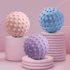 TPR Solid Bump Fascia Ball Foot Reflexology Yoga Massage Ball(Light Blue)
