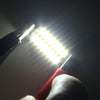 2 PCS DC 12V 3W 36MM Bicuspid Car Door Lamps Registration Mark light Dashboard Dome Door Lights LED Reading Lamp with 16 LED SMD 3014 Lights White