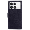 For Redmi K70 / K70 Pro Tiger Embossing Pattern Flip Leather Phone Case(Black)