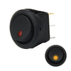 20 Amp 12 Volt Triple Plugs LED ON OFF Rocker Power Switch (Yellow Light)