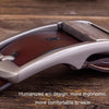 120cm Men Leather Pin Buckle Belt Retro Lacquered CowhideWaist Band(ZK-032 Black)