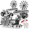 Tractor High Difficulty Building Block Adults Handmade Assembly Power Strip Linkage Mechanical Toy Metal Assembly Model
