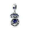 925 Silver Parts Zircon Sterling Silver Pendant(SCC689-G)