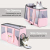 FUNADD Breathable Pet Carrier Bag, Pink - Portable & Comfortable