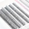 10rows /Box 10D+20D Naturally Thick Grafted Eyelashes 0.07 Single Cluster Implanted False Eyelashes