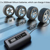 YANTU A22 Car Dual-Cylinder Car Wireless Smart Digital Display Portable Tire Air Pump, Specification: Wireless White