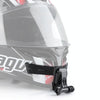 Helmet Mount with J-Hook Buckle  for GoPro, Insta360, DJI and Other Action Cameras (Black)