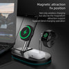 S20 4 in 1 15W Multifunctional Magnetic Wireless Charger with Night Light & Holder for Mobile Phones / AirPods(White)
