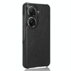 For ASUS Zenfone 9 Litchi Texture Back Cover Phone Case (Black)