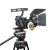 YELANGU YLG1105A A7 Cage Set Include Video Camera Cage Stabilizer / Follow Focus / Matte Box for Sony GH4 / A7S / A7 / A7R / A72 / A7RII / A7SII / A6000 / A6500 / A6300 / A7R3 / A7S3 / A7R4  (Orange)