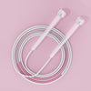 Children Speed Skipping Sports Rope, Style: 3 Sections 2.8m (White Pink)