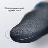 1 Pair Carbon Fiber Breathable Mobile Phone Game Touch Screen Finger Cover for Thumb / Index Finger (Black)