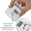 Child Safety Lock No Hole Window Limiter Refrigerator Drawer Cabinet Combination Lock, Specification: 2-bit Black