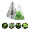 2pcs Field Plant Nursery Protection Cover Seedling Windproof Insulation Shields, Style: Tapered