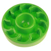 Slow Feeder Dog Bowls (2 Pack, Green) - Anti-Gulping Pet Dish