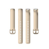 For Fitbit Inspire 2 TPE Watch Band, Size:L(Champagne Gold)