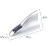 Solar Remote Control Signal Radio Shark Fin Antenna Anti-Tailgating Roof Warning Light(Black)