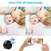 R10 4K WiFi Security Camera | Wireless Home Monitor | Night Vision | Motion Detection | Black