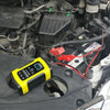 FOXSUR 12V 6A Intelligent Universal Battery Charger for Car Motorcycle, Length: 55cm, EU Plug(Yellow)