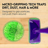 For Swiffer WetJet 10-12inch Adhesive Mop Pad Wet And Dry Mop Cloth Replacements(Green)