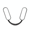 BSDDP Motorcycle Retro Convex Reflective Rearview Mirror(Black)