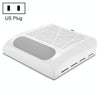 80W Manicure Vacuum Cleaner With Pull-Out Filter, Specification: US Plug (White)