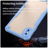 For iPhone XS Max Armor Glaze PC Hybrid TPU Phone Case(Blue)